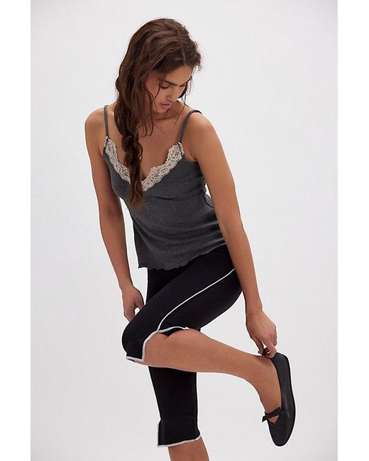 Intimately By Free People Gray Oh My Darling Tank