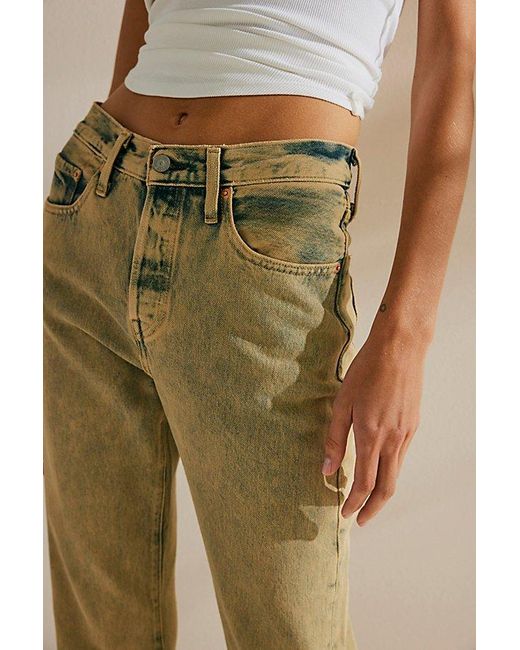 Levi's Natural 501 Straight Jeans