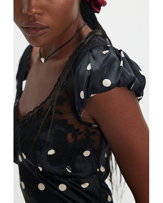 Free People Black Butterfly Babe Maxi Dress At In Night Sky Combo, Size: Xs