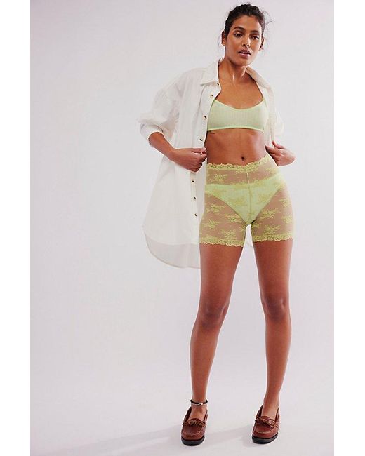 Intimately By Free People Multicolor For You Lace Bike Shorts