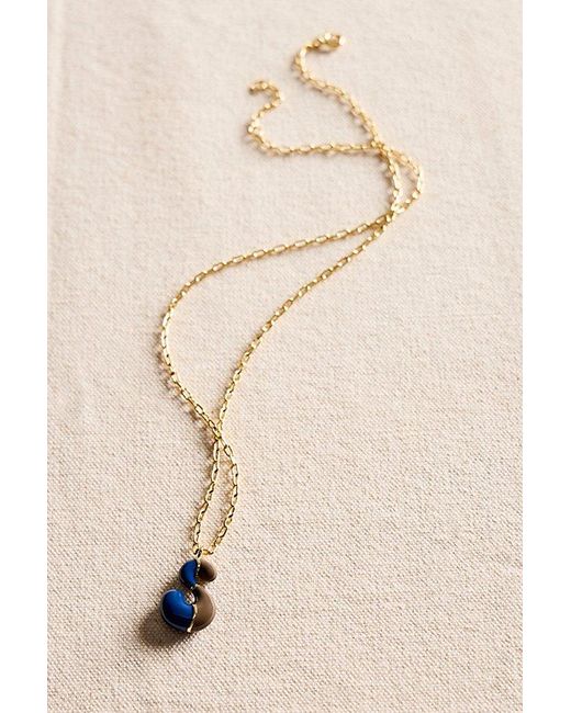 Local Eclectic Blue Fp X Bubble Letter Necklace