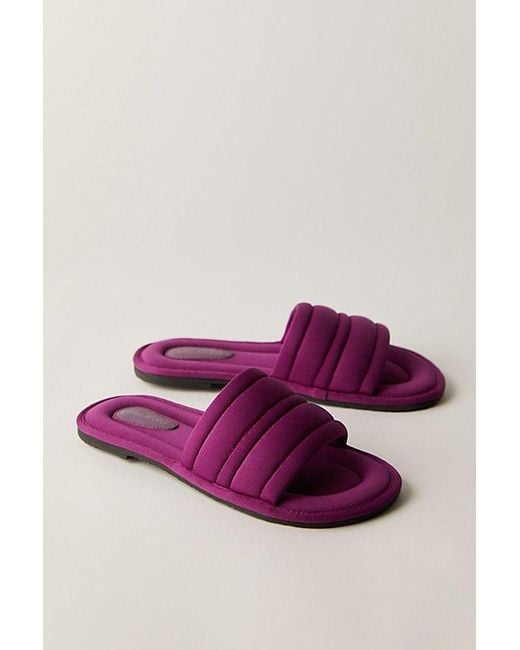 Free People Purple Room Service Slide Sandals