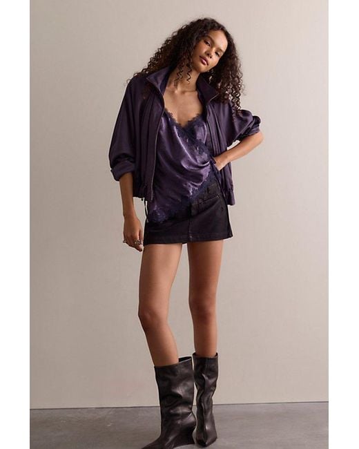 Intimately By Free People Purple Knot Your Type Wrap Cami By