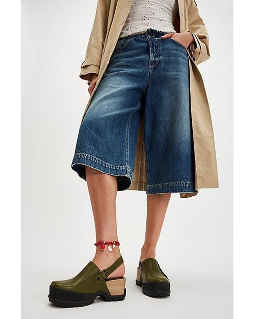 Sorel Blue Roam'N Rubber Clogs