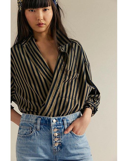 Free People Blue Sunny Afternoon Ankle Flare Jeans