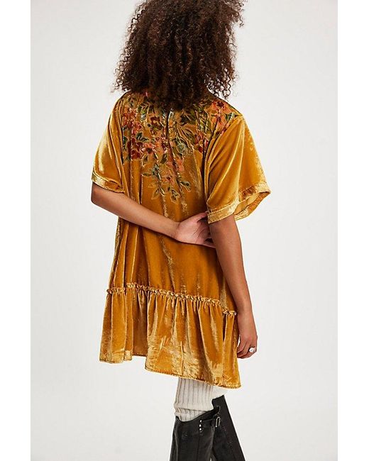 sweet echoes velvet mini dress Free People Sweet Echoes Mini Dress in Twilight Combo