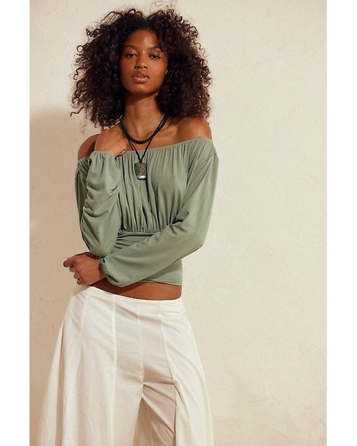 free-est Blue Daphne Top By
