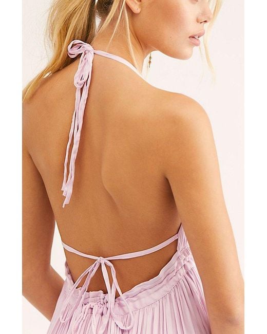 free people 100 degree backless halter dress Free People 100 Degree Dress