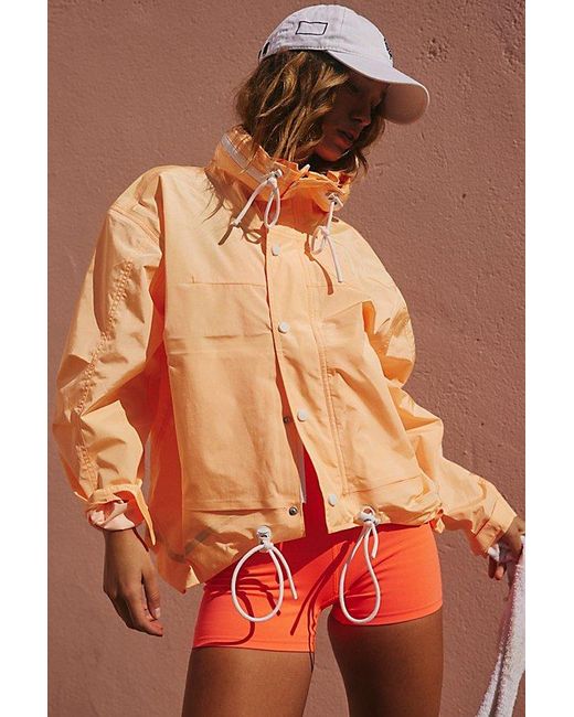 Fp Movement Orange Rain And Shine Jacket