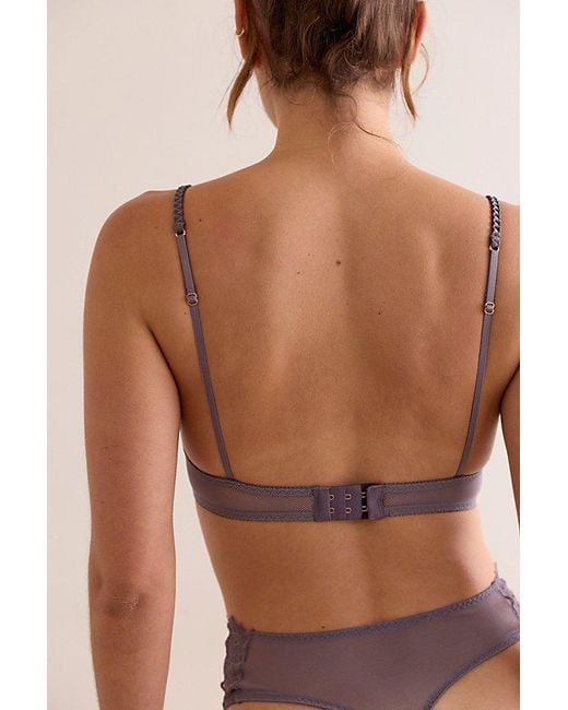 Intimately By Free People Brown Lacebound Demi Underwire Bra By