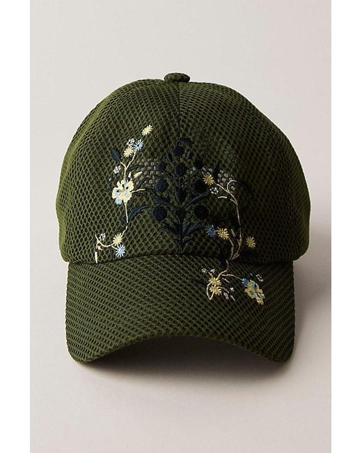 Free People Green Hit The Trail Baseball Cap