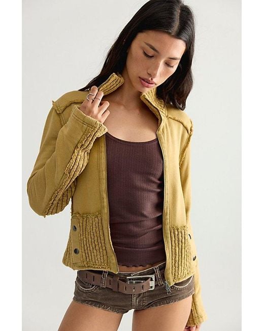 Free People Multicolor We The Free My Inn Zip-Up