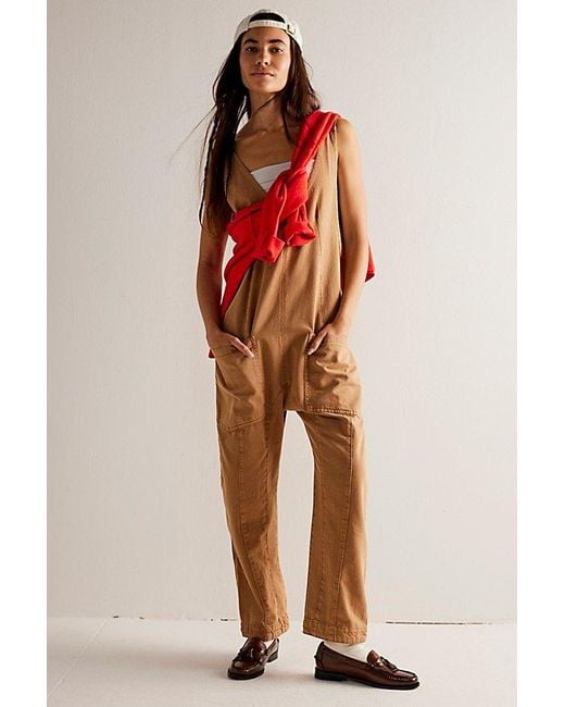 Free People Multicolor We The Free High Roller Jumpsuit
