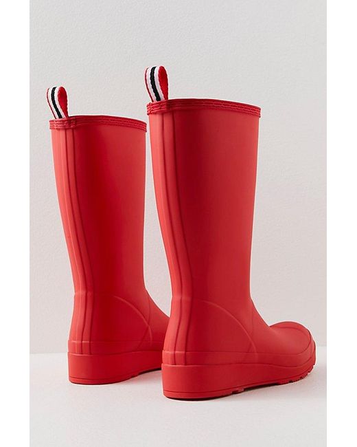 Hunter Red Play Tall Wellies