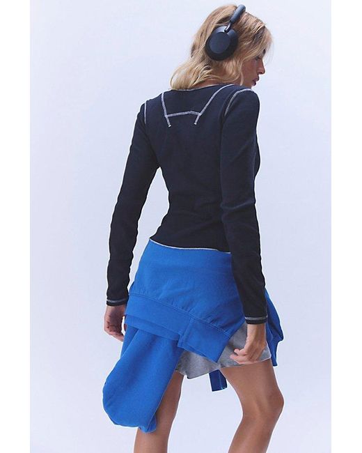 Fp Movement Blue Ace The Game Solid Henley