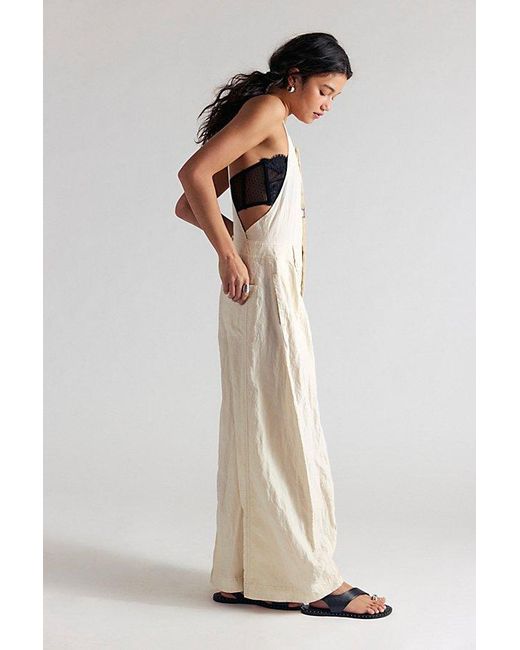 Free People Natural Sylvia Barrel One-Piece