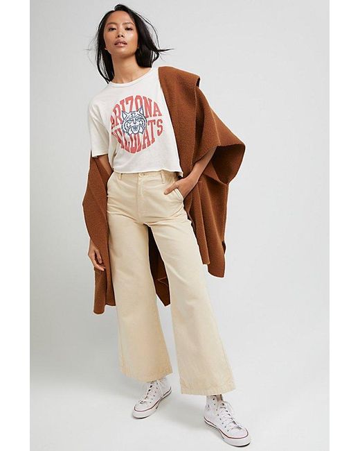 Free People Red All I Need Cozy Hooded Kimono At In Tobacco