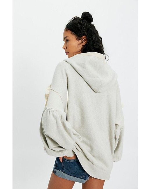 Free People Multicolor Bow Girl Sweatshirt