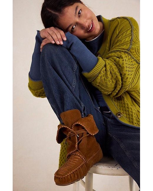 Free People Black Misty Moccasin Boots