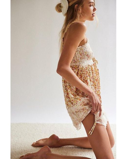 Free People Multicolor Tell Me More Mini Slip