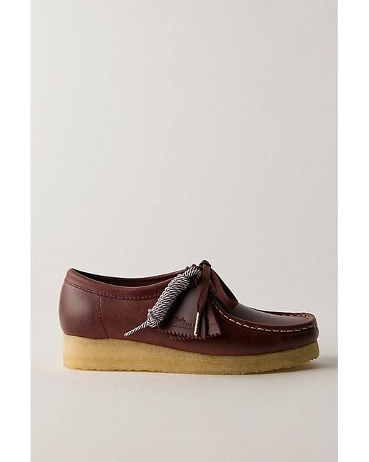 Clarks Brown Leather Wallabees