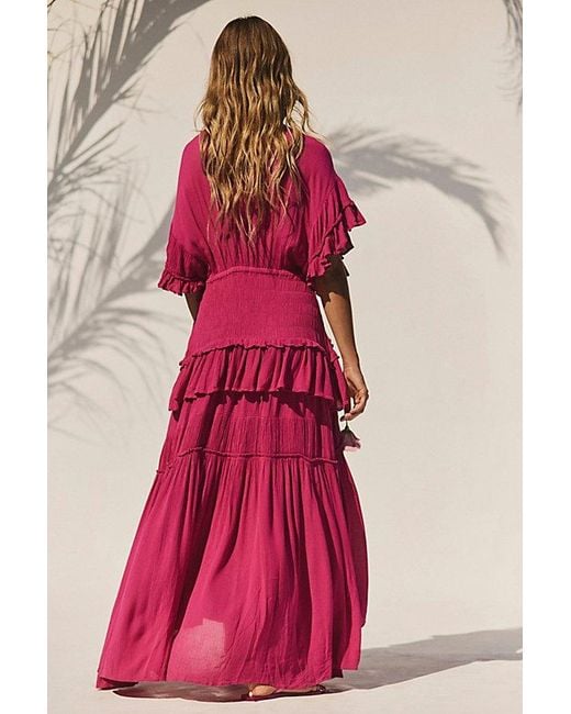 free-est Pink Camilla Maxi Dress By