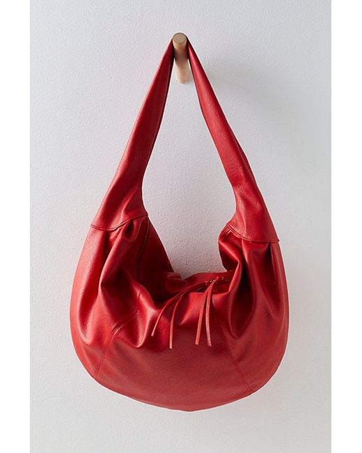 Free People Red Slouchy Carryall
