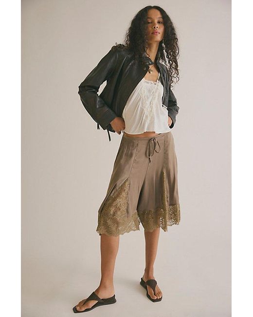 Intimately By Free People Brown Made You Look Shorts By