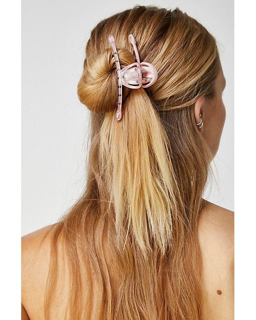 Free People Brown Fine Hair Claw