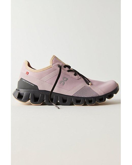 On Shoes Pink Cloud X 3 Ad Sneakers