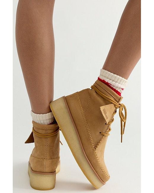 Clarks Brown Weaver Craft Boots
