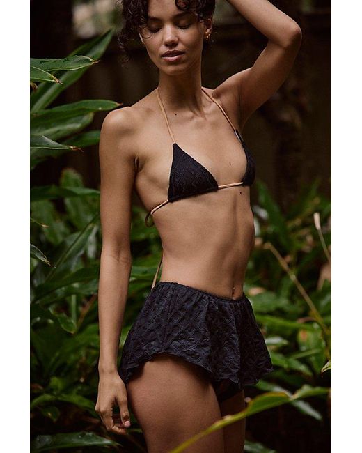 free-est Green Alma Flutter Bikini Bottoms