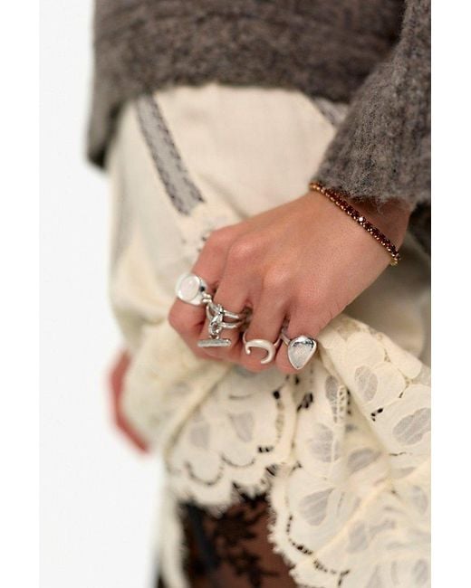 Free People Natural La Luna Ring