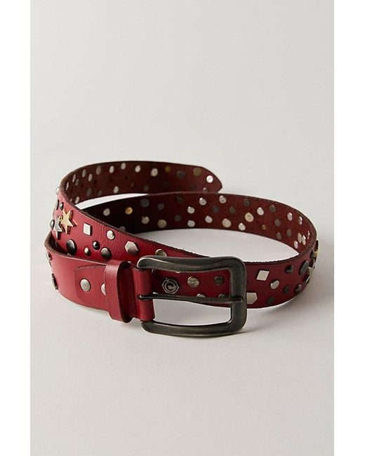 Free People Brown Solstice Stud Belt