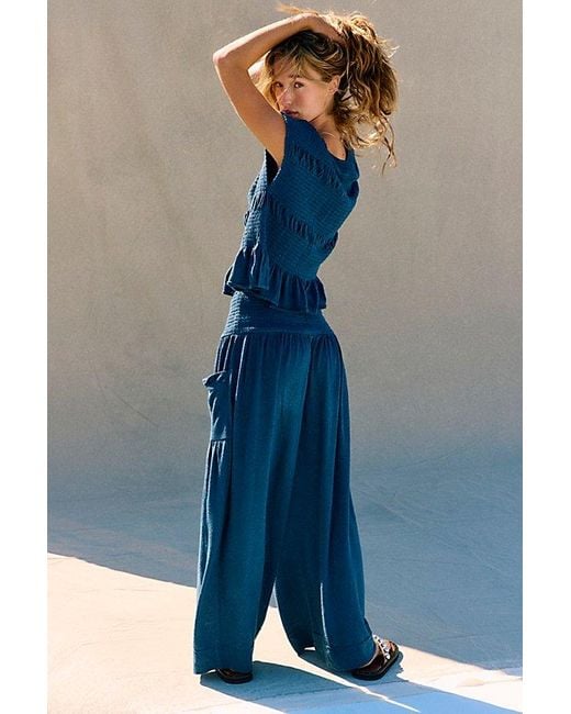 free-est Blue Riley Co-ord