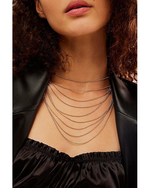 Sterling Silver Layered Disc Necklace Set – Victoria London