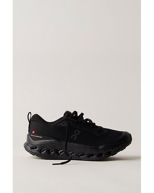 On Shoes Black Cloudsurfer Trail 2 Sneakers