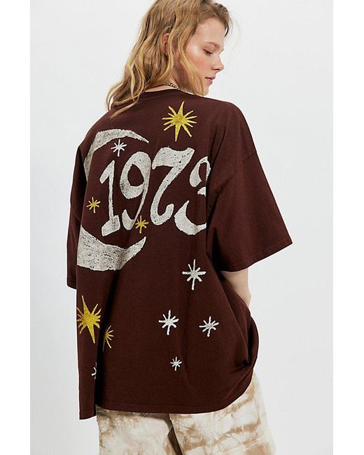 Daydreamer Multicolor Fleetwood Mac Doodles Oversized Tee