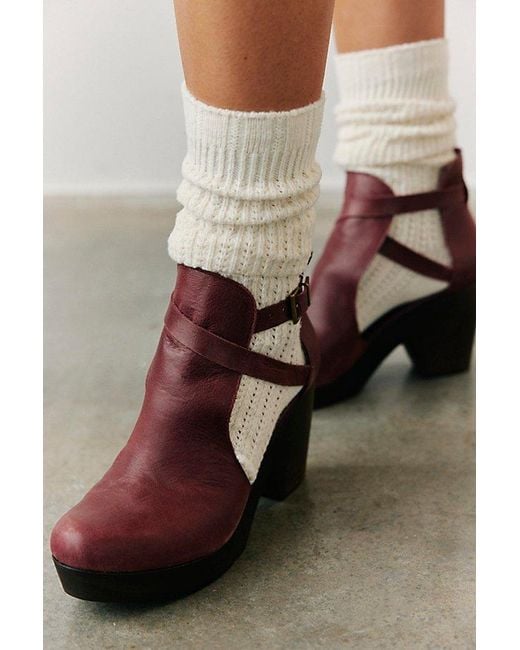 Free People Multicolor Cedar Leather Clogs