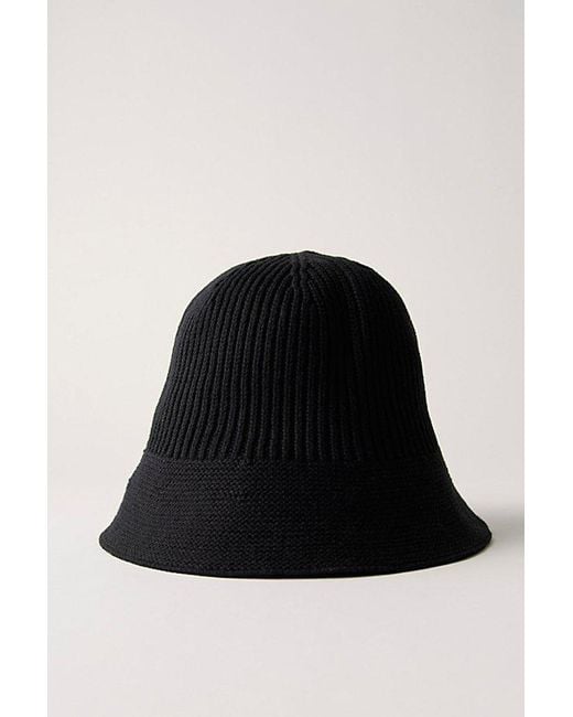 Free People Black Cherie Bucket Hat