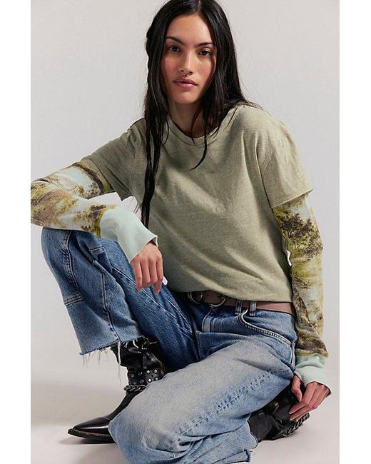 Free People Multicolor Nova Tee