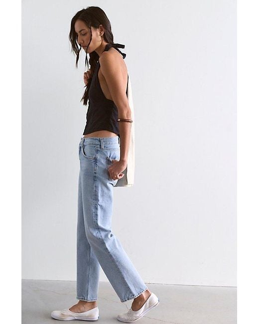 Agolde Blue Stovepipe Jeans
