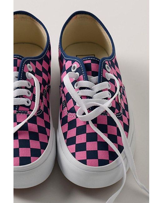 Vans Multicolor Authentic Checkerboard Sneakers