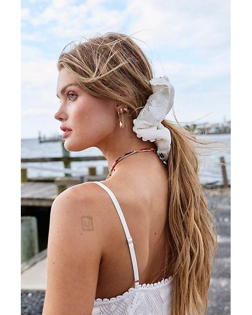 Free People Natural Aurette Scrunchie