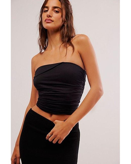 Intimately By Free People Brown Far From Over Tube Top