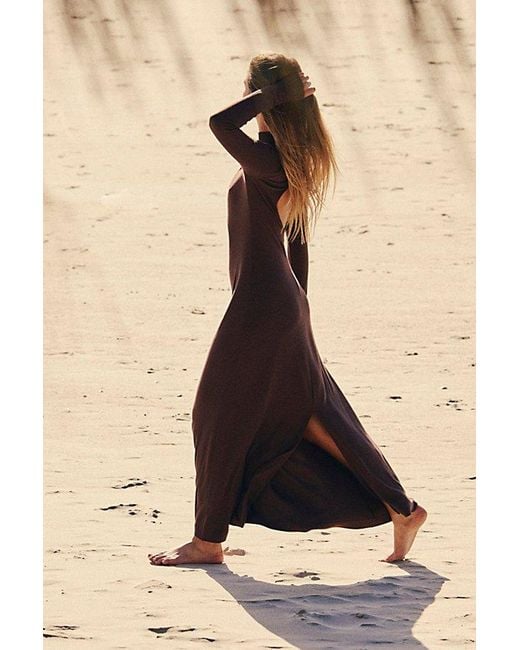 free-est Black Good Feels Alessia Maxi Dress By