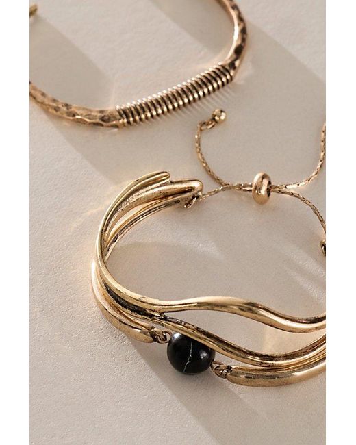 Free People Natural Muse Stack Bangle Set