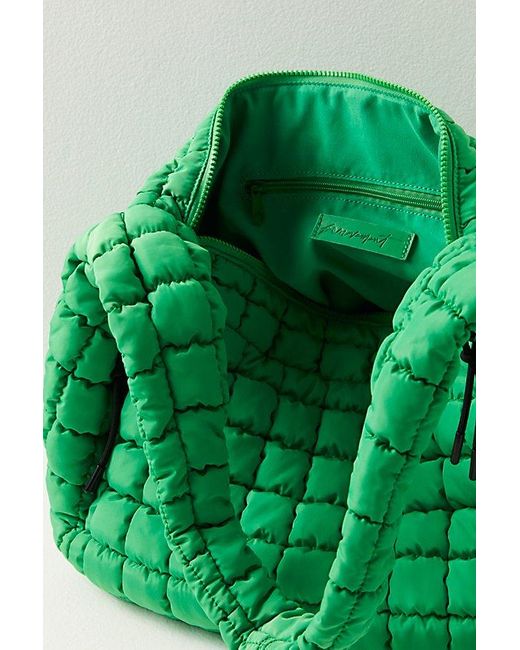 Fp Movement Green Quilted Carryall
