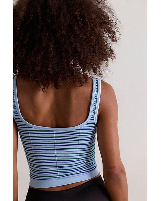 Intimately By Free People Blue Striped Simply Soft Cami By