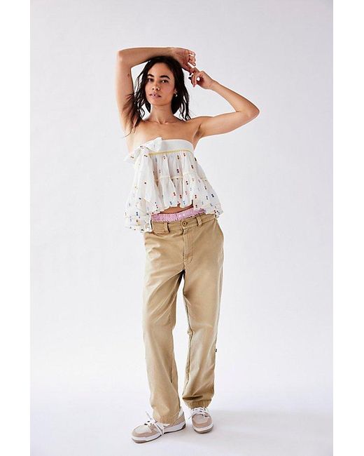Free People Multicolor Cleo Washed Chino